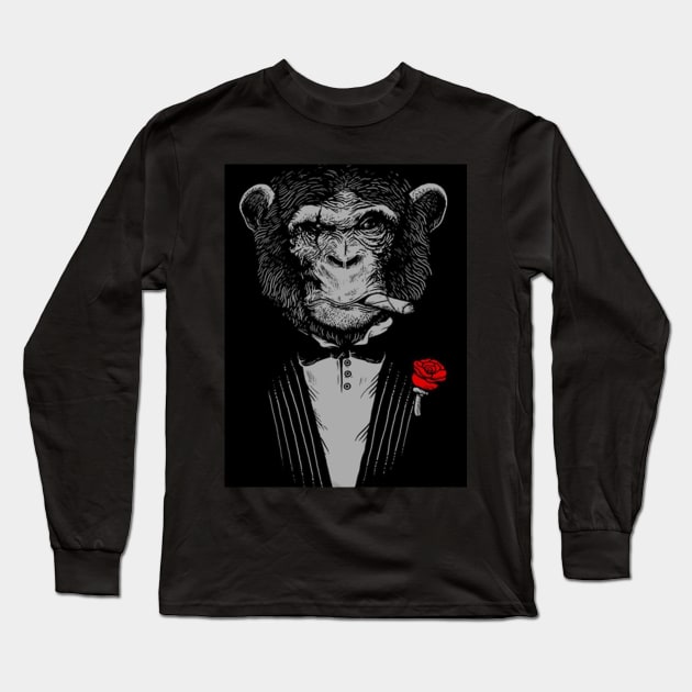 the grand monkey father Long Sleeve T-Shirt by cristianvan